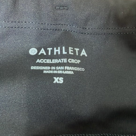 Athleta Accelerate crop leggings black size XS NWT - Picture 6 of 9